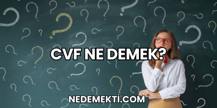 CVF Ne Demek?