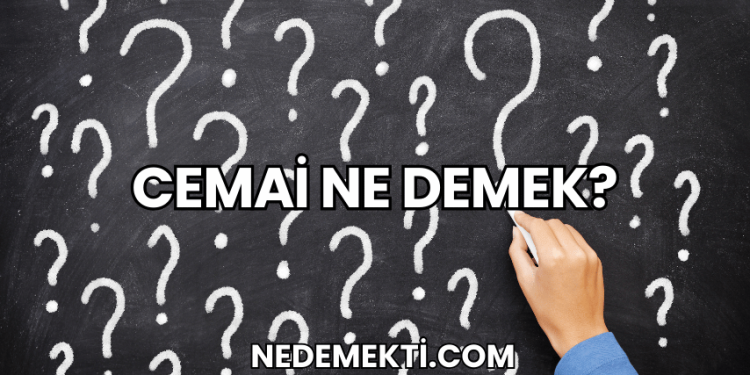 Cemai Ne Demek?