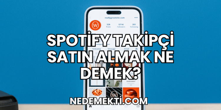 Spotify Takipçi Satın Almak Ne Demek?