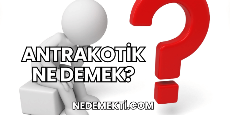 Antrakotik Ne Demek?