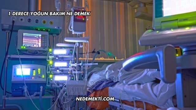 1 Derece Yoğun Bakım Ne Demek