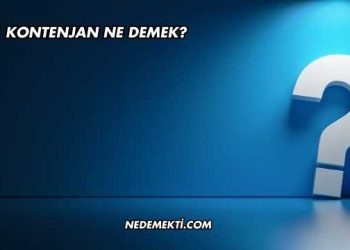 1 Kontenjan Ne Demek?