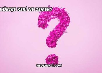 Kürtçe Keri Ne Demek?